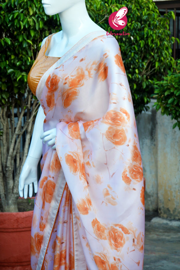 Mustard Golden &amp; Silver Sleevelss Backless Padded Blouse