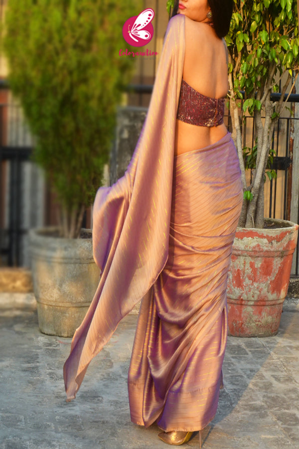 Multicoloured Satin Georgette Fancy Saree